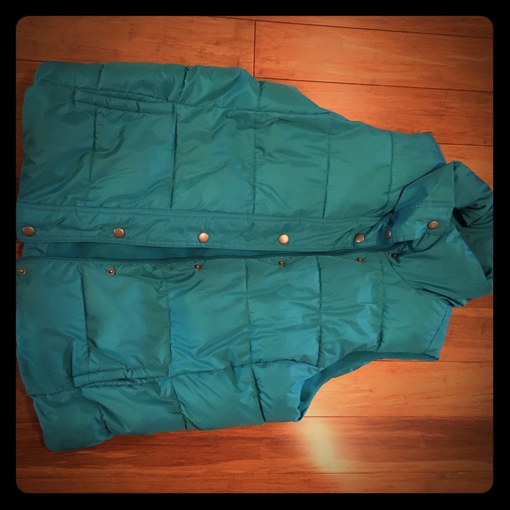 NWOT Light Teal Blue Old Navy Puffer Vest